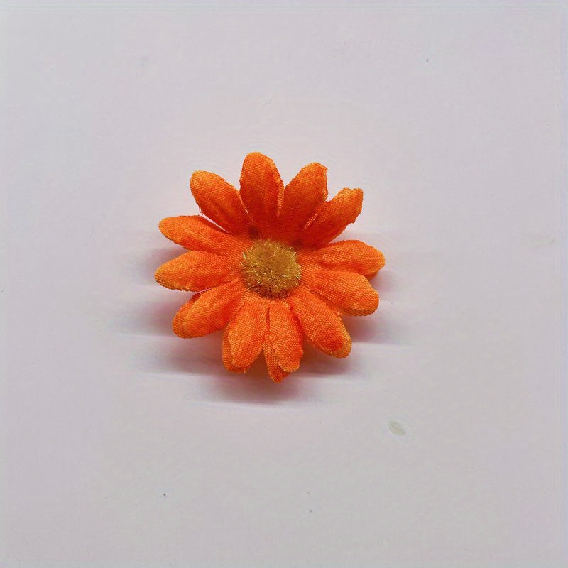 Artificial Daisy Flowers 100/200 Pieces 4cm Sunflower Heads for Decor