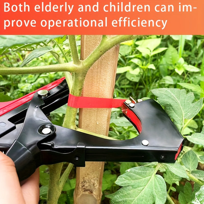 Herramienta de atado para jardín para tomate, pepino, rosa y uva, soporte de planta duradero de metal