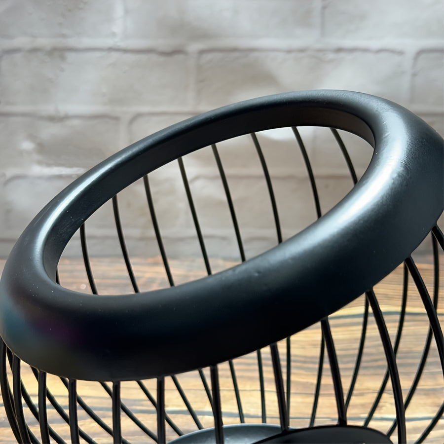 Slanted Iron Coffee Capsule Basket for Organizing and Decor in Living Room