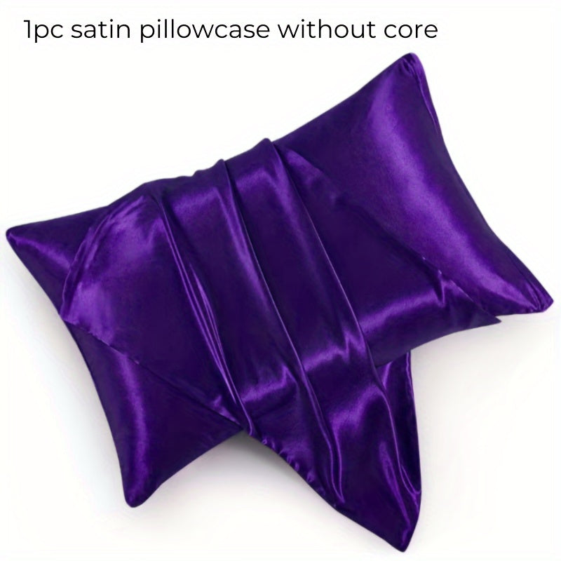 Luxurious Silky Satin Pillowcase for Hair and Skin, Lightweight, Woven Polyester