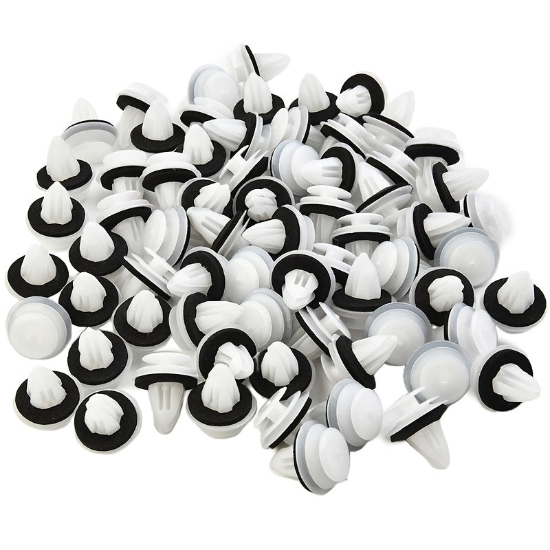 50pcs Car Door Panel Fasteners Durable Nylon Soundproof Clips for Interior
