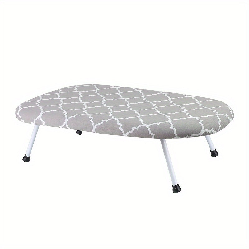 Portable Folding Ironing Board with Ultra-Wide Tabletop and Cover