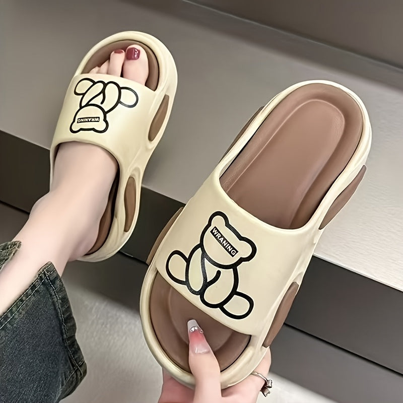 Women's Thick-Soled Non-Slip Indoor Outdoor Slippers for Spring Summer Autumn