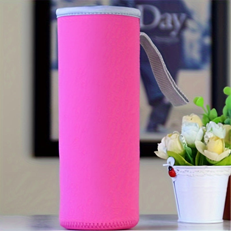 Insulated Neoprene Cup Sleeve for Water Bottles Shatterproof Easy Slide-On