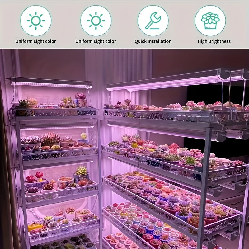 USB quvvatlangan LED o'simlik o'sish chiroq lentasi sukulentlar, gullar va ko'chatlar uchun ideal. Issiqxonalarga, gidroponikaga va ichki bog'dorchilikka mos keladi. Suvga chidamli emas.