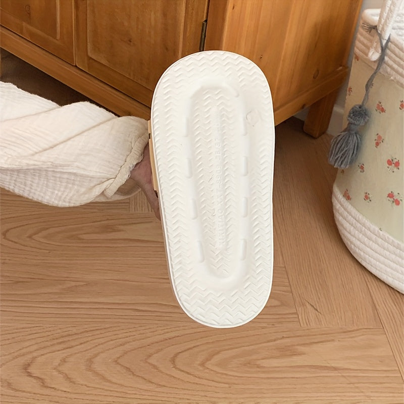 Unisex EVA Bear Slides Summer Non-Slip Casual Indoor Outdoor Slippers