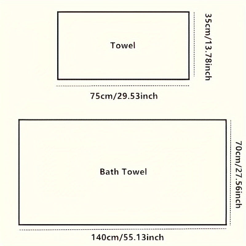 3-Piece Towel Set with Lace Embroidery Bath and Face Towels Assorted Colors