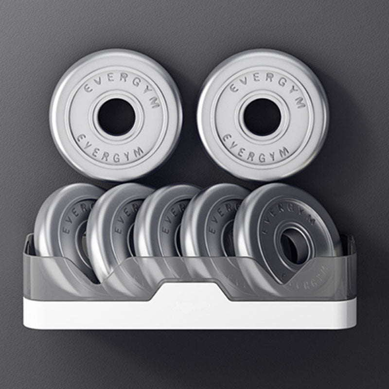 Perchero de pared de plástico sin carga, almacenamiento de ropa sin taladro