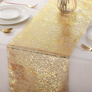 Glittering Metal Table Runner for Weddings Parties and DIY Projects