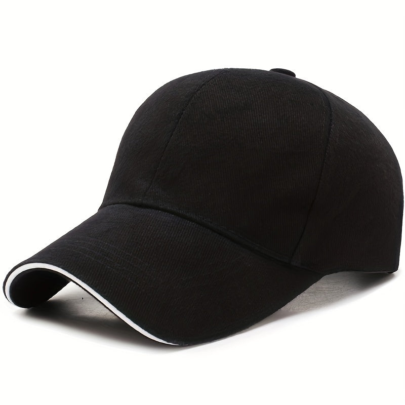 Low Profile Solid Color Baseball Cap Unisex Dad Hat for Men Women
