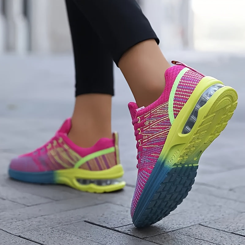 Women's Sports Shoes Shock-Absorbing Running Sneakers for Tennis, Training, Travel