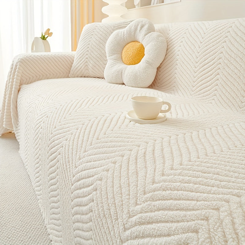 Qalin, uy hayvonlariga qulay divan qoplamasi yotoqxona, ofis yoki yashash xonasidagi mebellarni himoya qilish uchun.