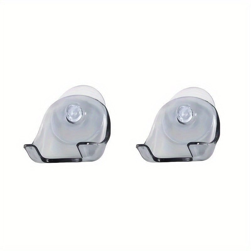 Soporte de cuchilla con ventosa de plástico para almacenamiento en la ducha de pared organizador de baño