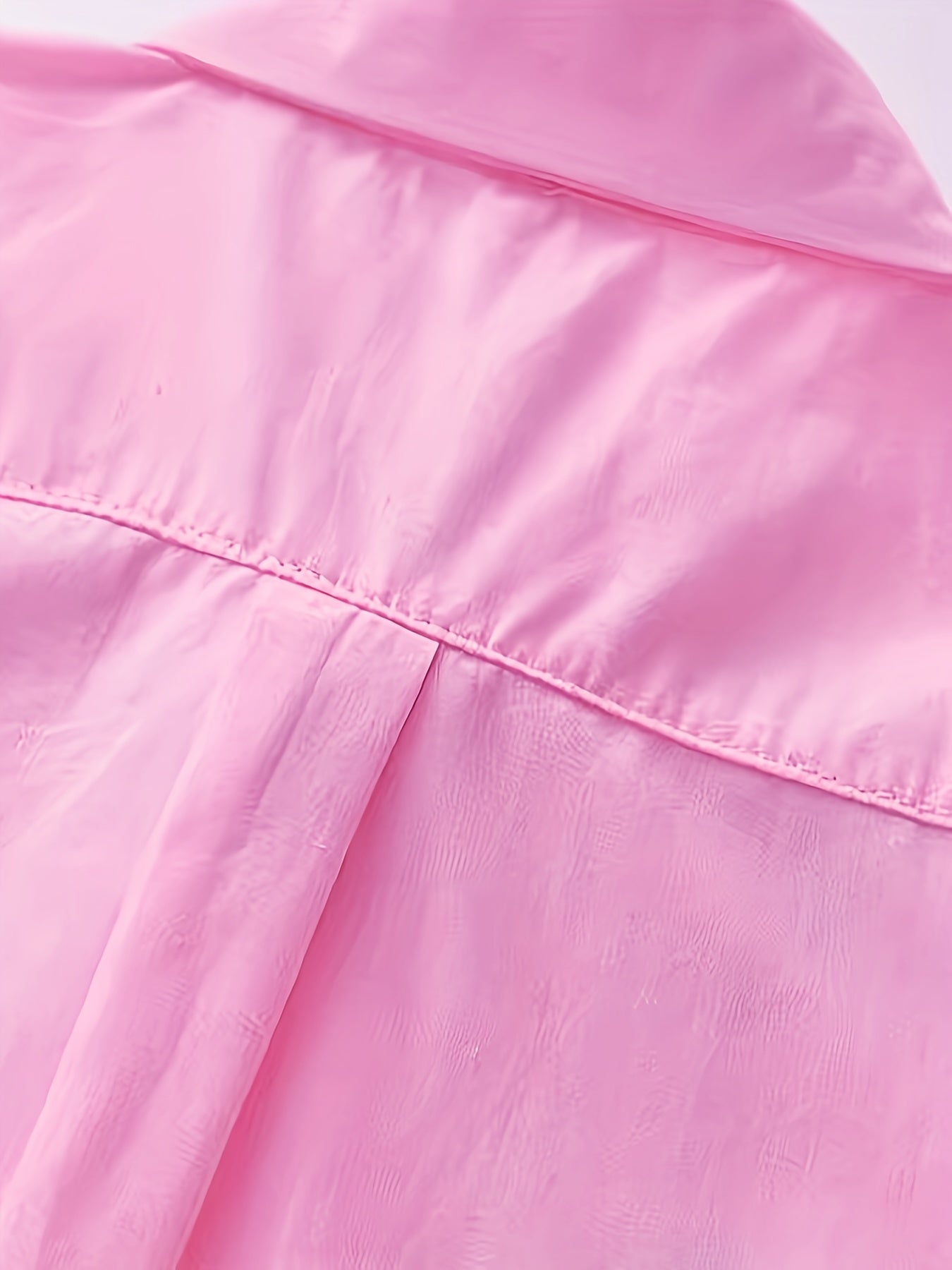 Girls Cotton Shirt with Embroidery, Long Sleeves, Ruffled Cuffs, Spring Fall Casual