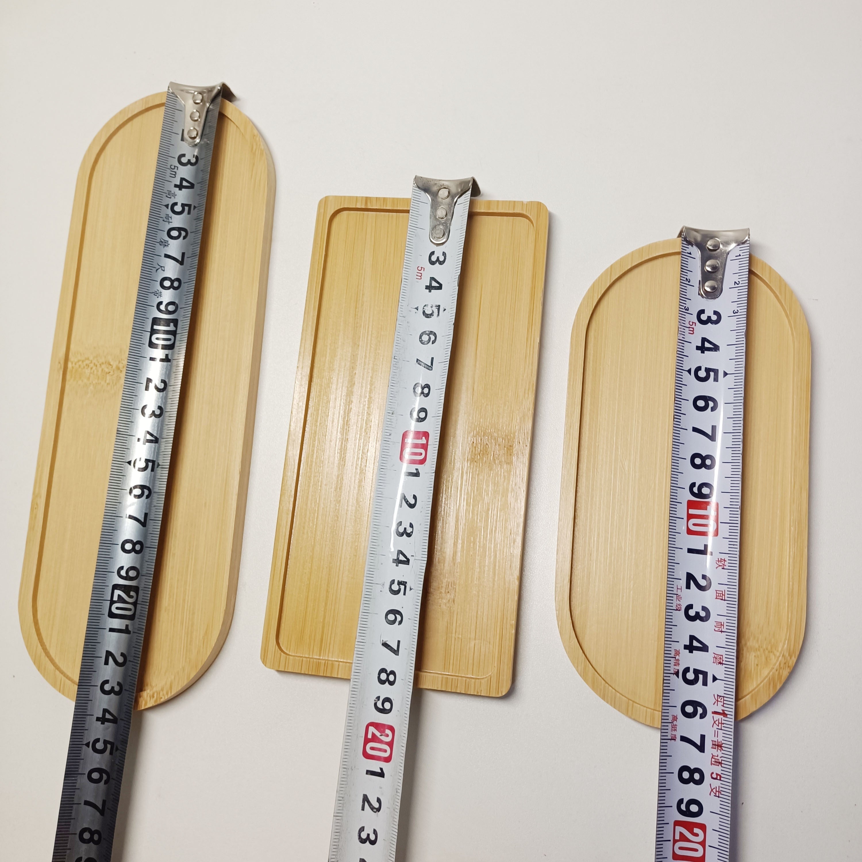 Wooden Bathroom Tray for Countertops Storage Organizer Soap Bottles Tissues