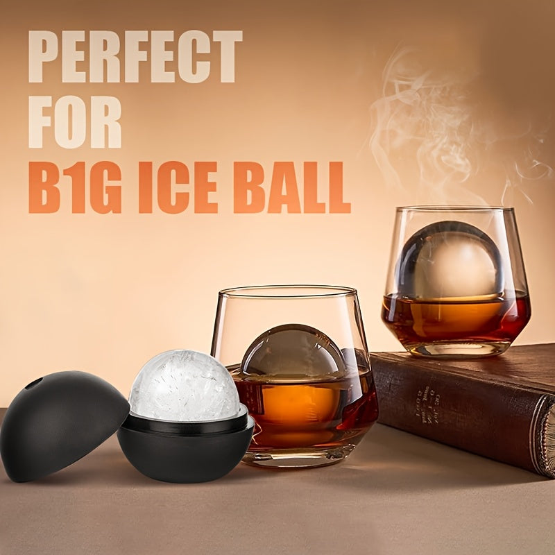 Формы для ледяных шаров из силикона, изготовитель для льда, 6,35 см, прозрачный, комплект из 2