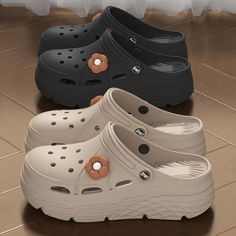 Women's Cartoon DIY Casual EVA Platform Home Shoes with Thick Sole