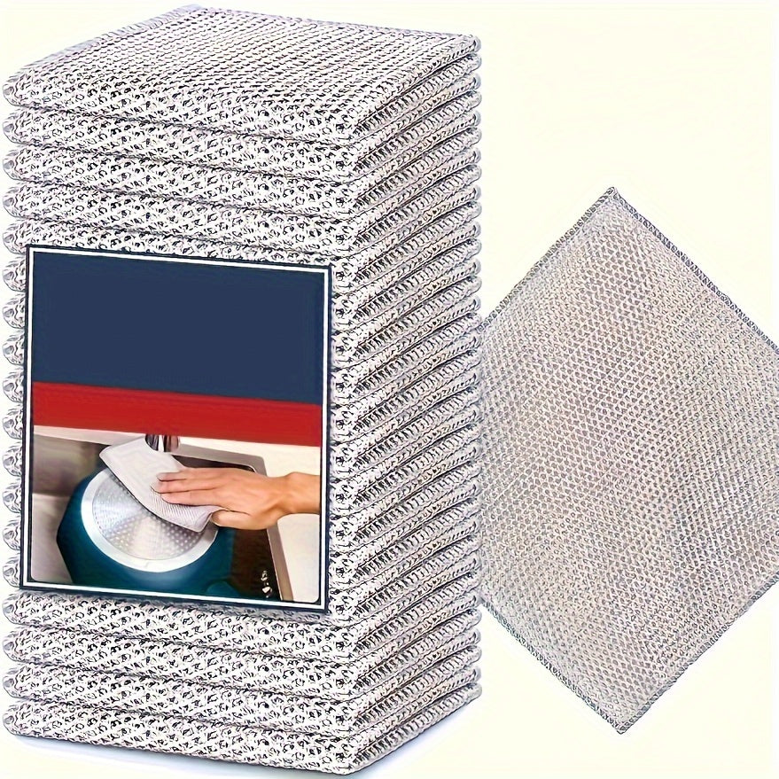 Tozalash matolari to'plami 12 yoki 18 dona Tarmoq idish va pech usti tozalash matolari