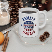 2024 Election Kamala Harris Ceramic Coffee Mug Supporter Keepsake Patriotic Collectible