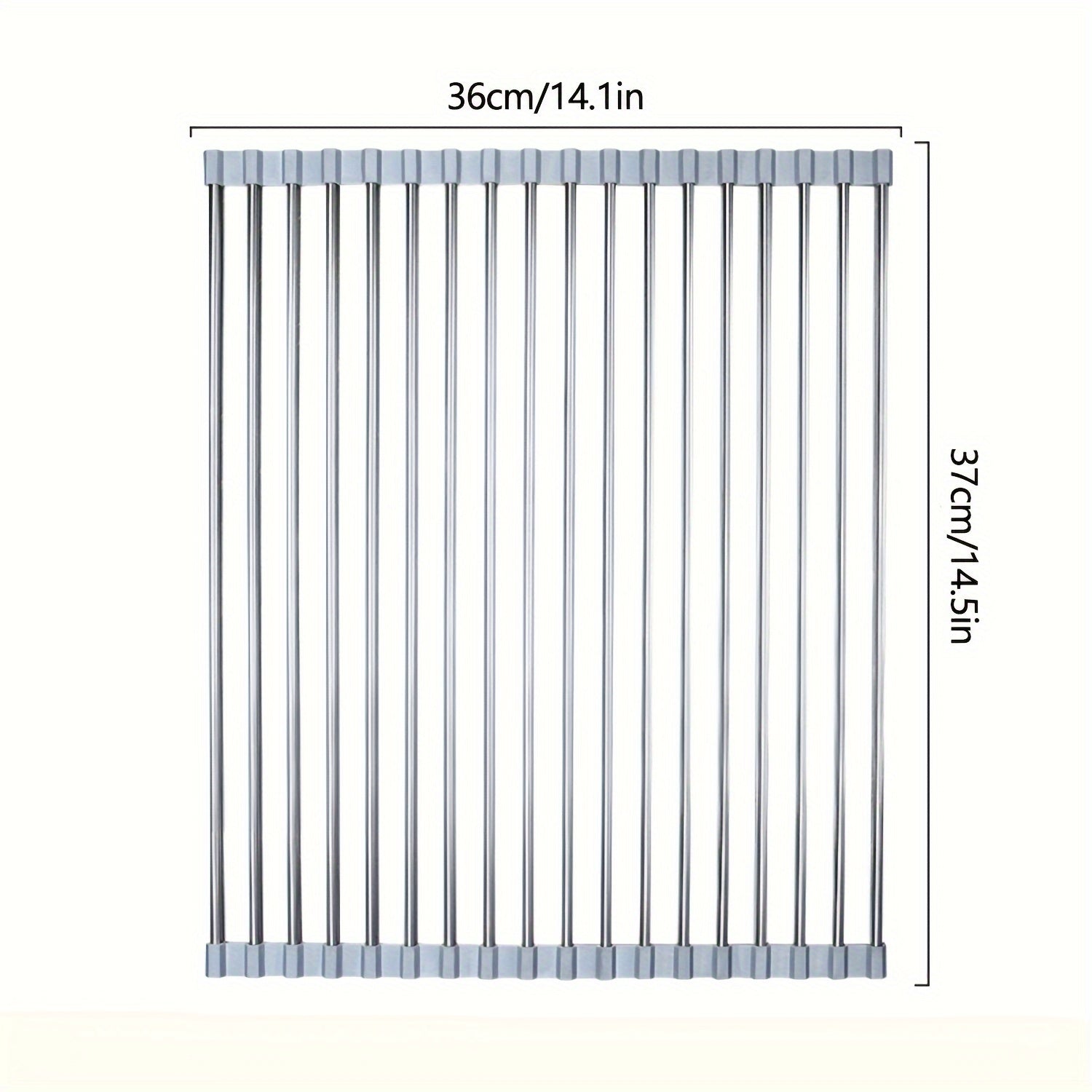 Estante plegable para fregadero de cocina para secar platos, almacenamiento multifuncional y ahorrador de espacio