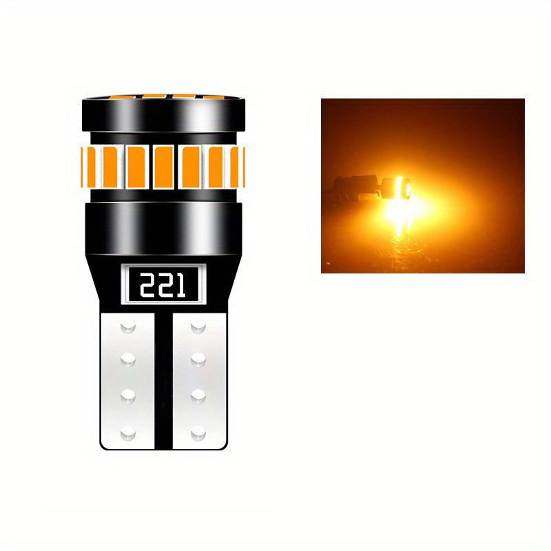 2 Pack T10 LED Canbus Interior Parking License Plate Dome Light 12V Bright