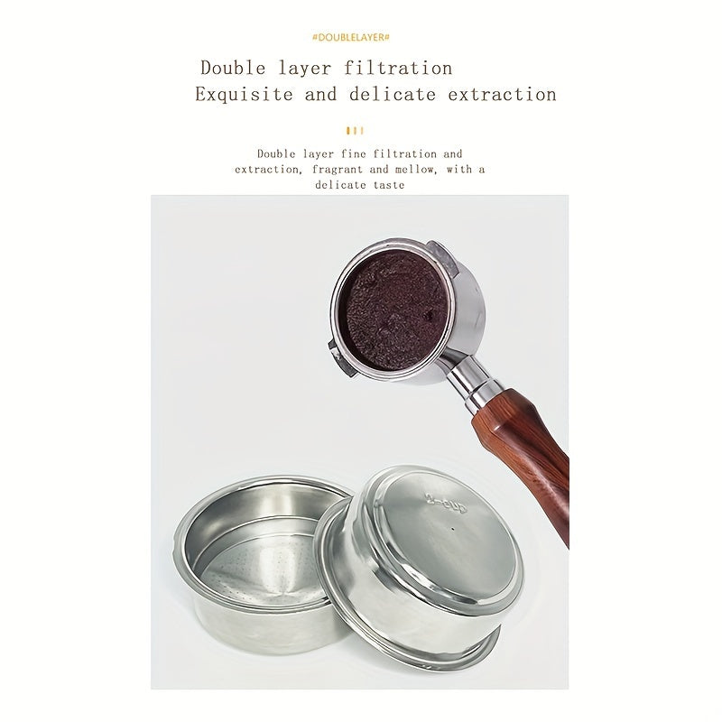 Нержавеющая сталь двойной слой кофейный фильтр-кашпо многоразового использования для кофемашины