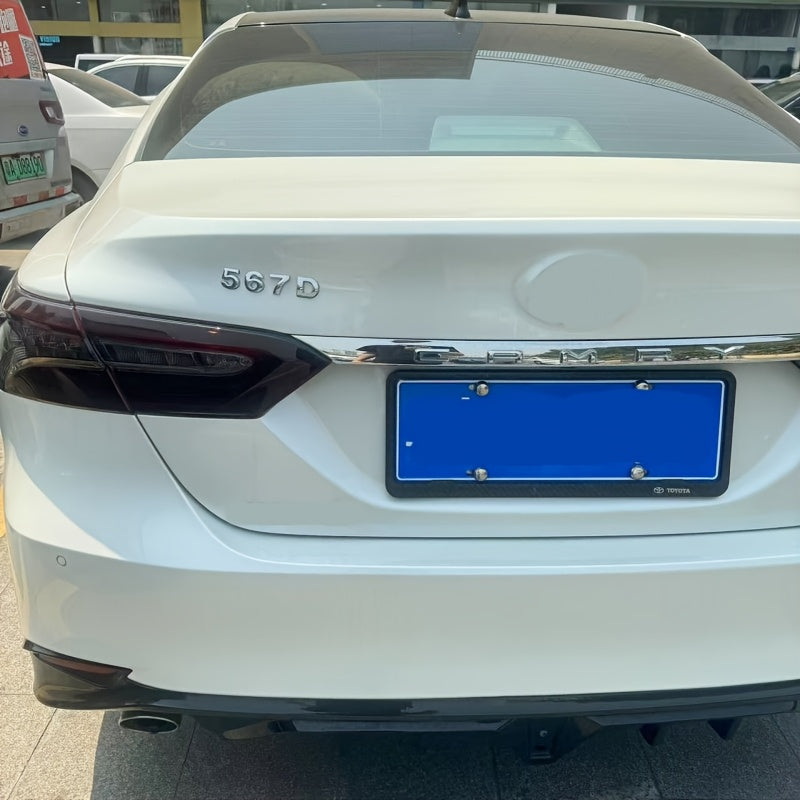 Car Sticker with 3D Letters and Numbers Gold Silver Car Emblem Tail Badge