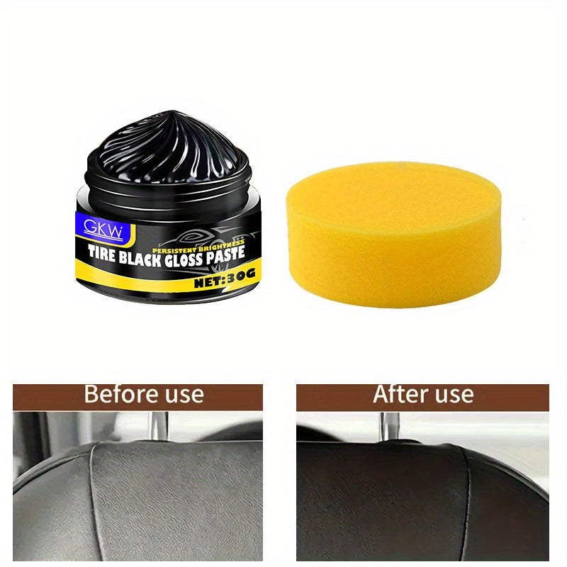 Восстановитель пластика внутри автомобиля, глянцевая поверхность, воск, паста для полировки шин