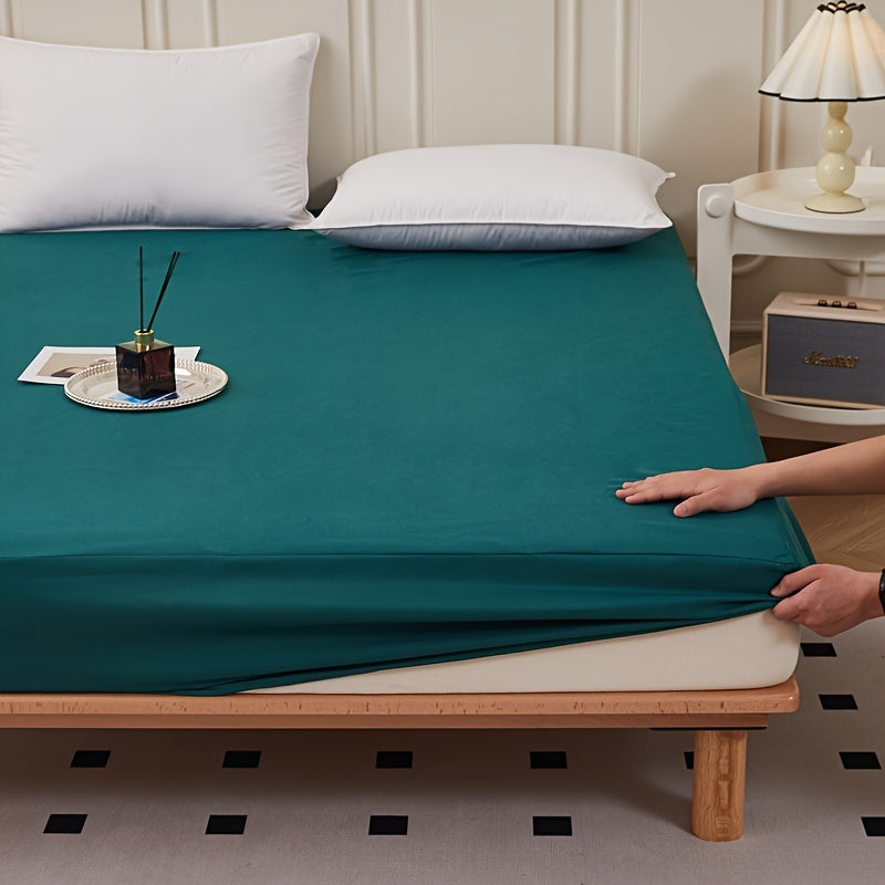 Waterproof Fitted Mattress Protector Large Noiseless Machine Washable Soft Pet Bed Cover