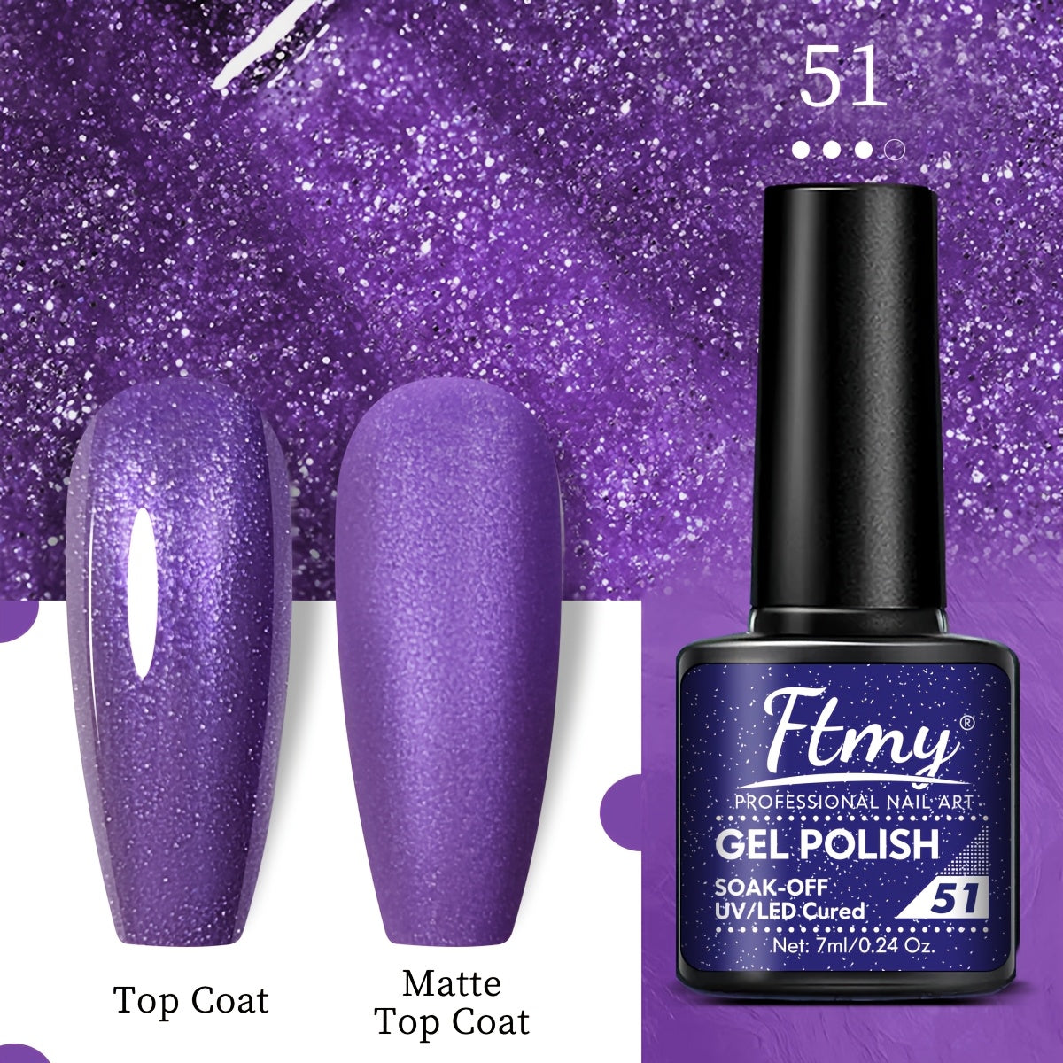 Women Gel Nail Polish Strong Bright Colors Long-Lasting