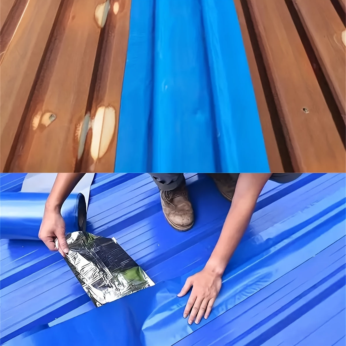 Leak Repair Coating for Metal Surfaces Rust Prevention Water Leak Sealant for Factory Roofs and Iron