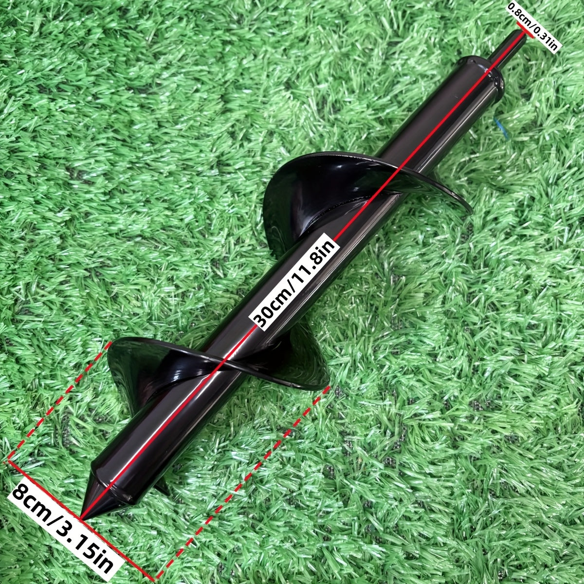 Garden Drill Bit for Planting, Soil Loosening, Gardening Tool