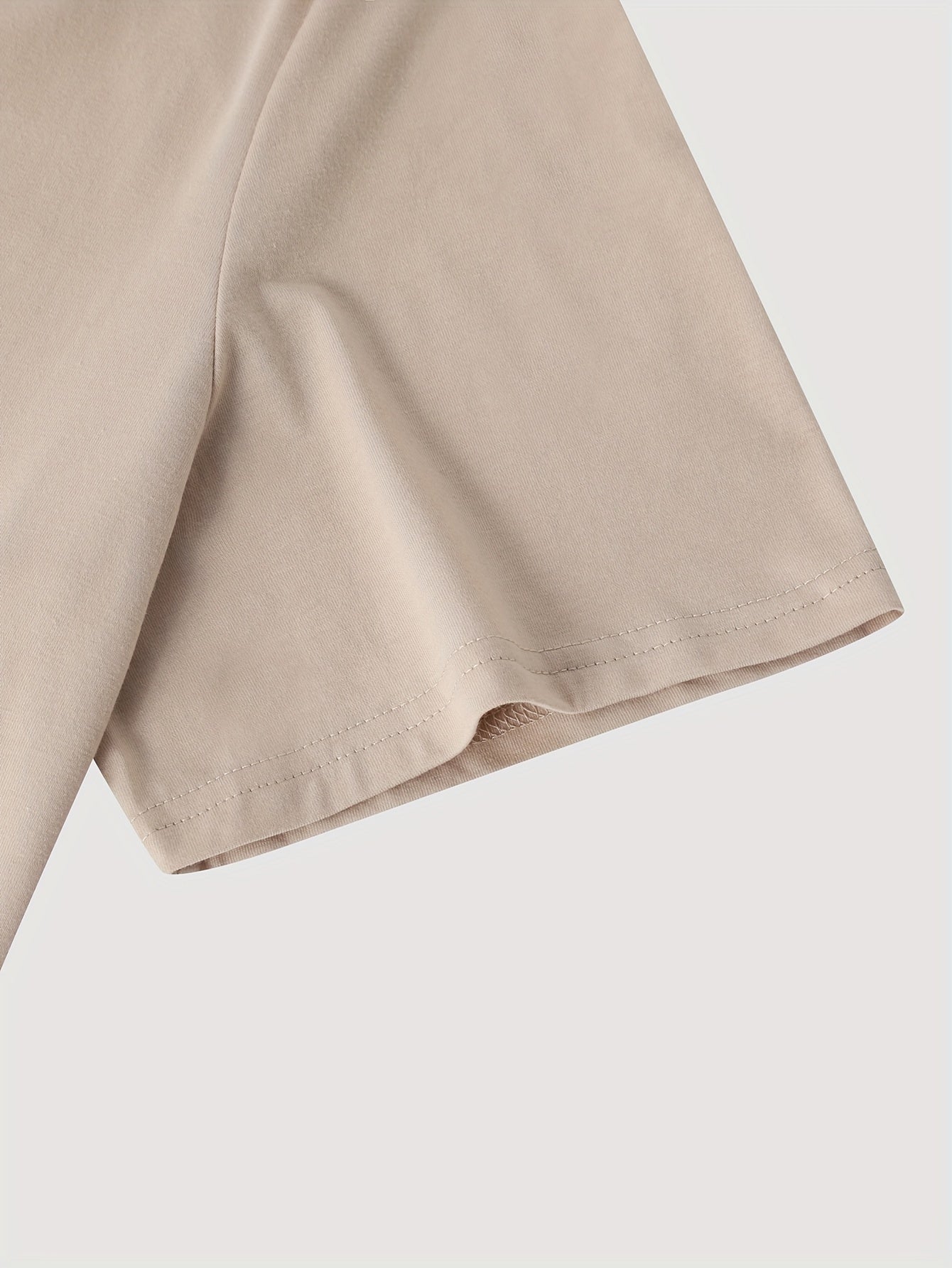 Мужская повседневная футболка из полиэстера большого размера с принтом на иностранном языке для лета