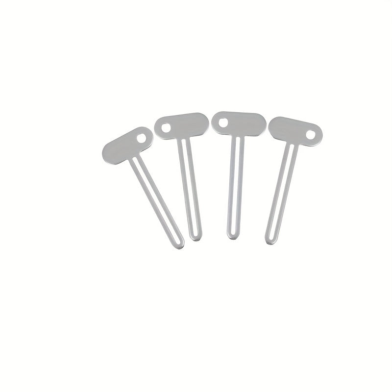 3 шт. набор из нержавеющей стали для выдавливания зубной пасты, ручной дозатор для тюбиков зубной пасты и крема