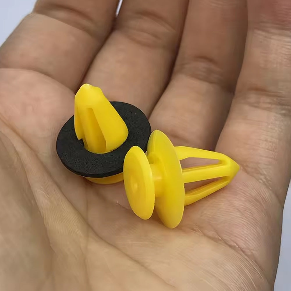 50PCS Clips de retención para panel de puerta de coche, sujetadores, remaches, sujetadores para parachoques y guardabarros