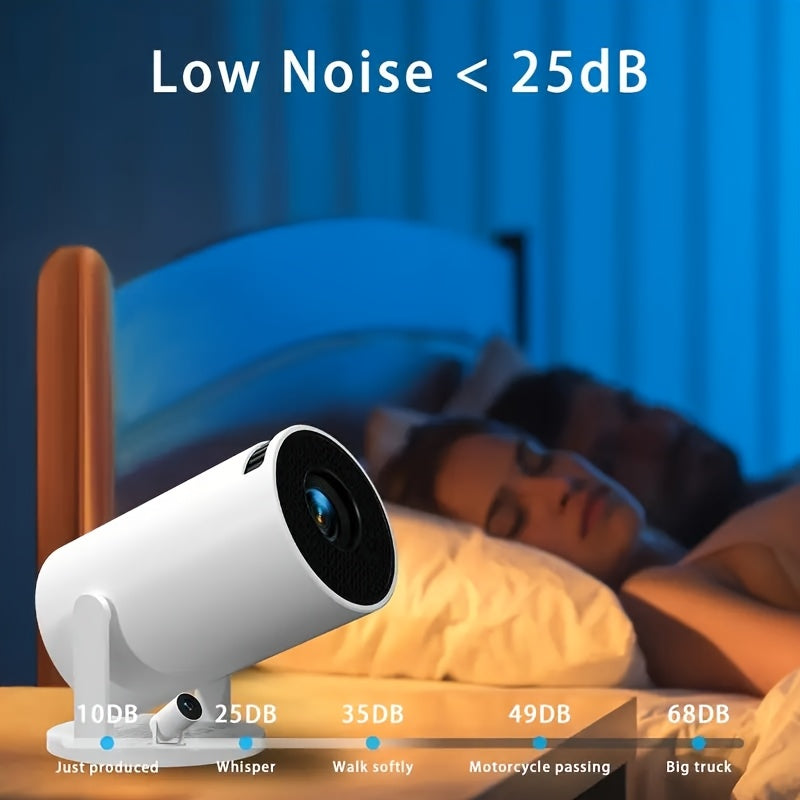 Маленький портативный проектор для домашнего кинотеатра и вечеринок с встроенными динамиками