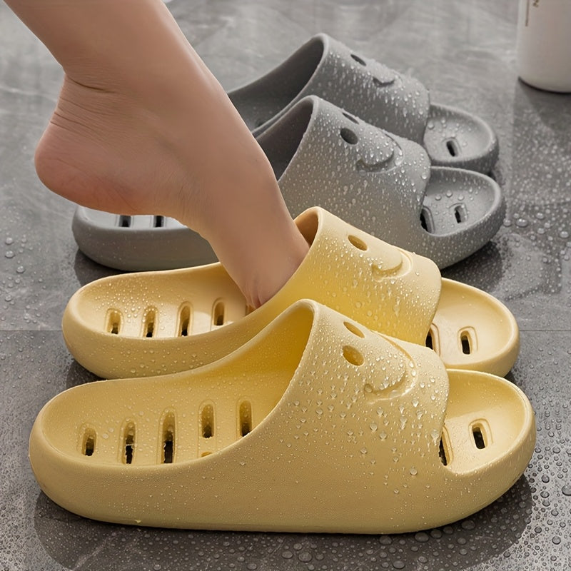 Women Soft EVA T-Strap Slides for Beach and Indoor Use in Pastel Colors