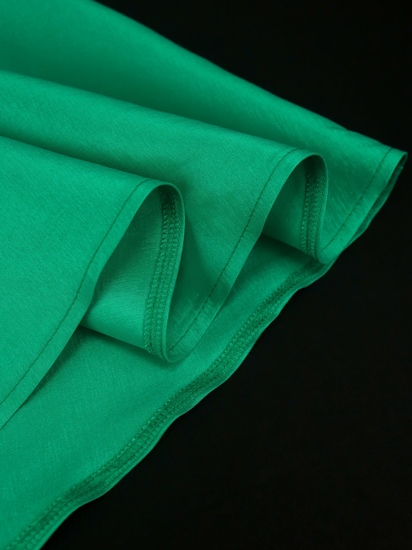 Women's A-Line Midi Party Dress V-Neck Puff Sleeves Belt Solid Color