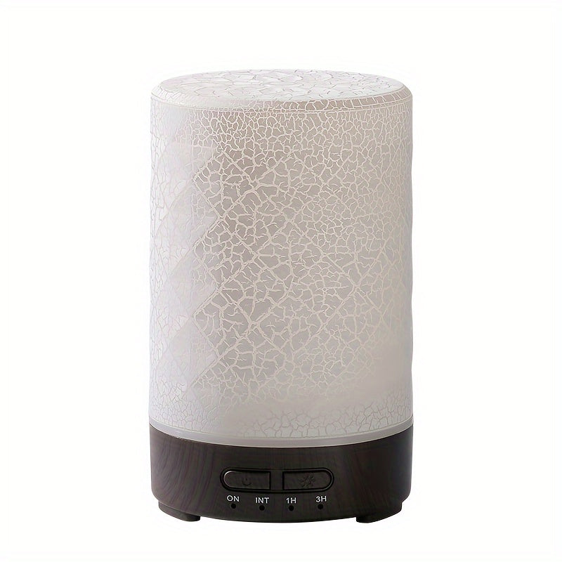 Difusor de aroma mini de 150ml, humidificador de aire con aceites esenciales y luces LED
