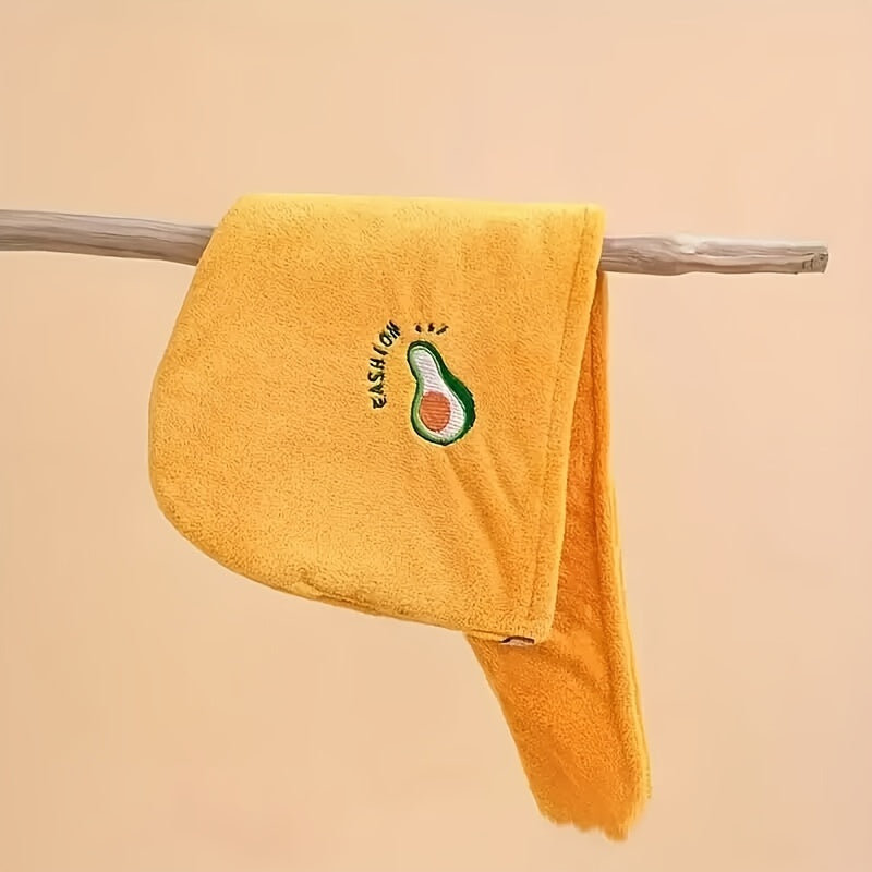 Women's Thick Absorbent Hair Drying Towel Headband Bath Cap