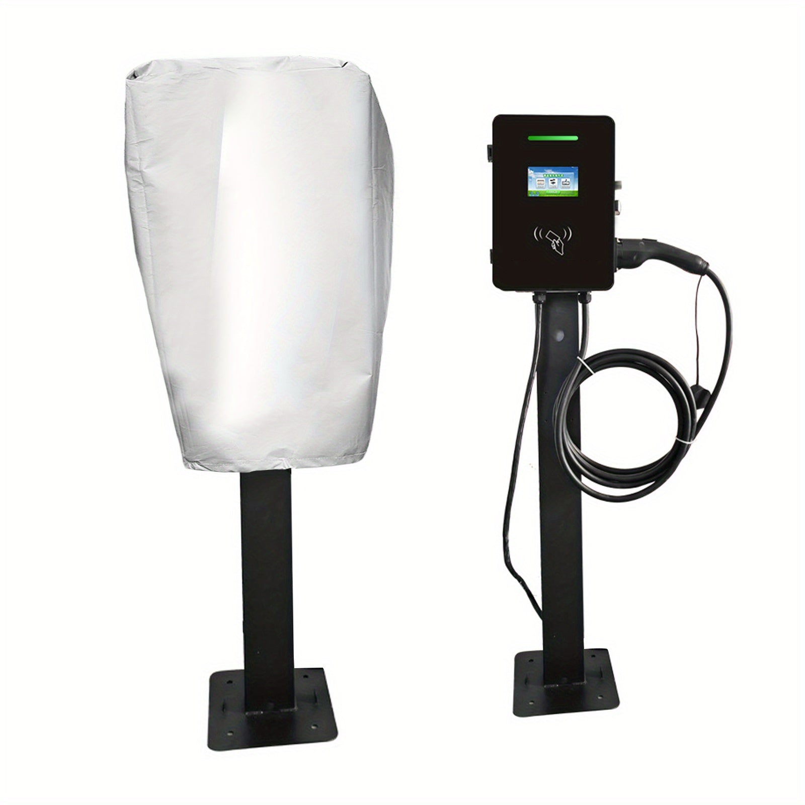 Electric Vehicle Charging Station Cover Weatherproof Dustproof Durable Steel