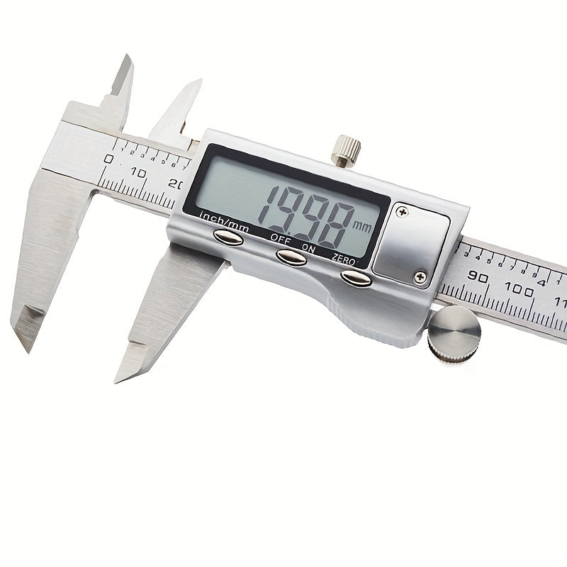 150mm Stainless Steel Digital Caliper with LCD Display for Precise Measurement