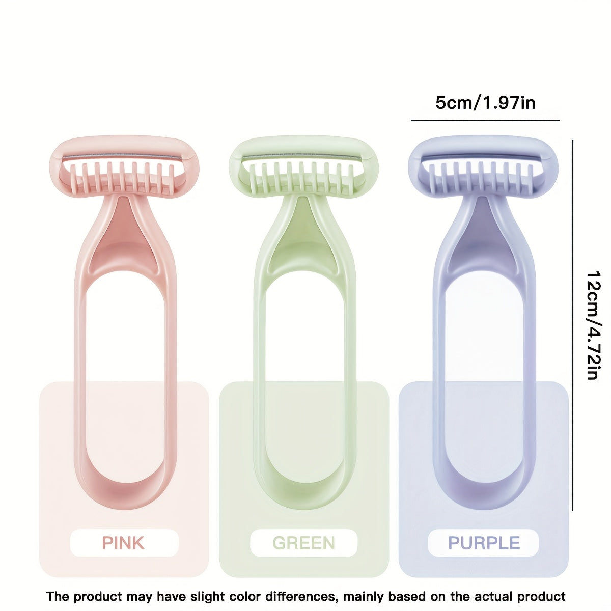 Унисекс портативный бритвенный станок для удаления волос для мужчин и женщин Зеленый безболезненное бритье