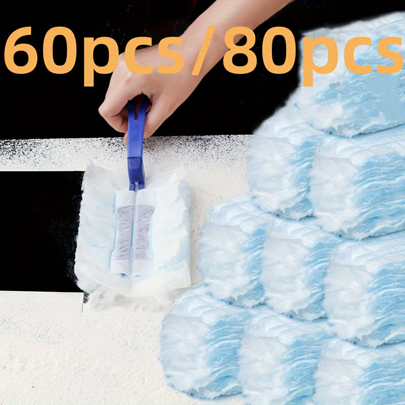 Disposable Electrostatic Dusting Cloths Refill Pack 60/80 Sheets for Home and Car Cleaning