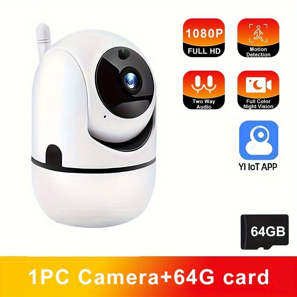 Indoor Security Camera with Night Vision 3MP PTZ WiFi USB Smartphone