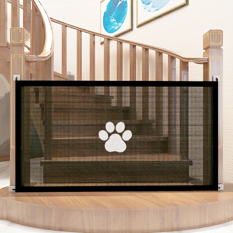 Pet Mesh Gate for Dogs Portable Cloth Safety Security