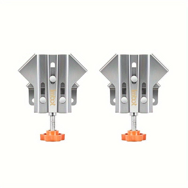 Burchakli vintli rostlash uchun sozlanadigan zanglamaydigan po'latdan yasalgan qisqichcha, apelsin tutqichli