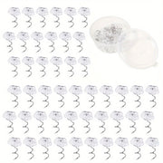 30 Pieces Upholstery Fasteners with Rose Head for Securing Bedskirts and Furniture