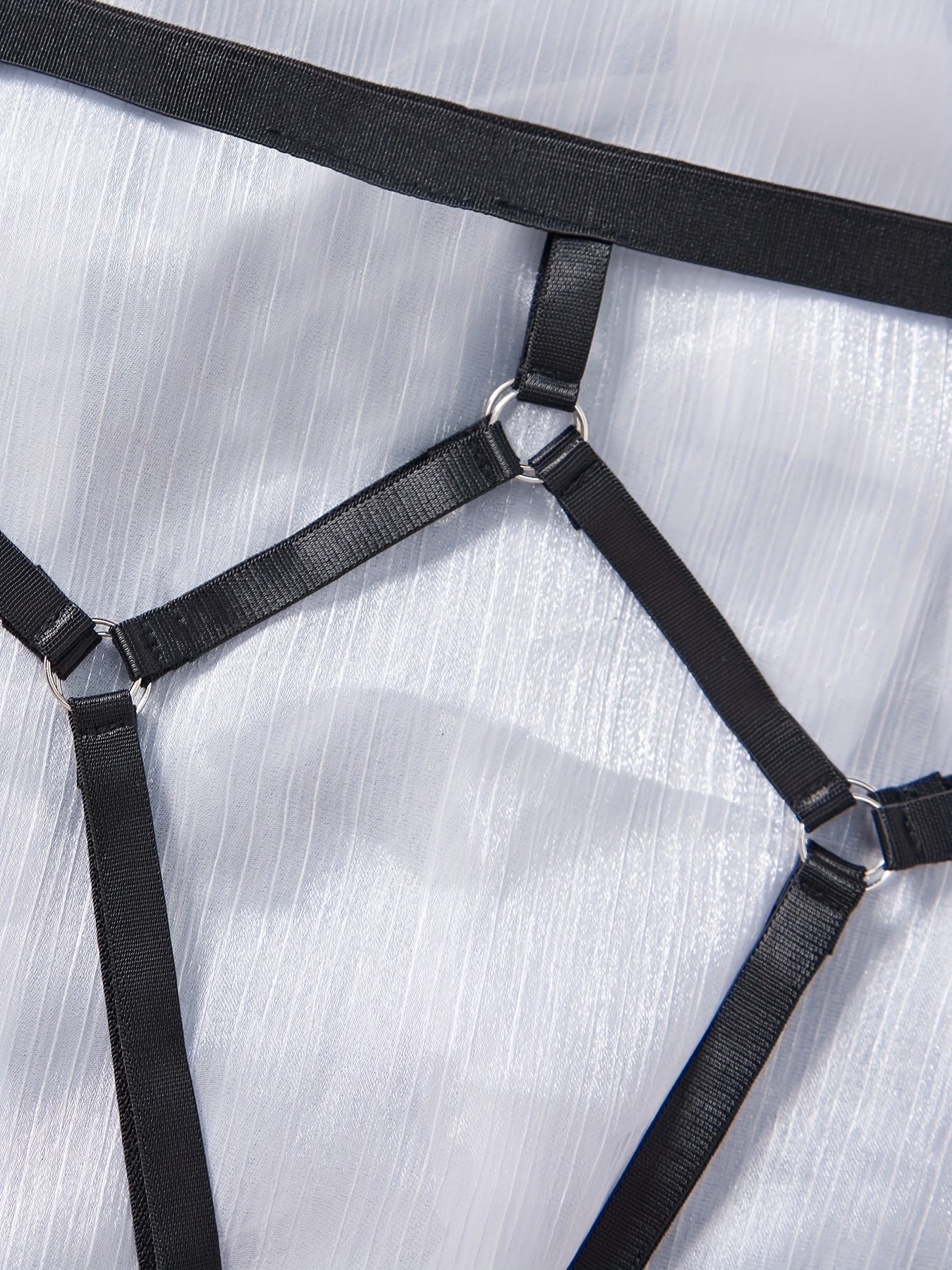 Women's Lingerie Crotchless Thongs Low-Rise Strappy Panties