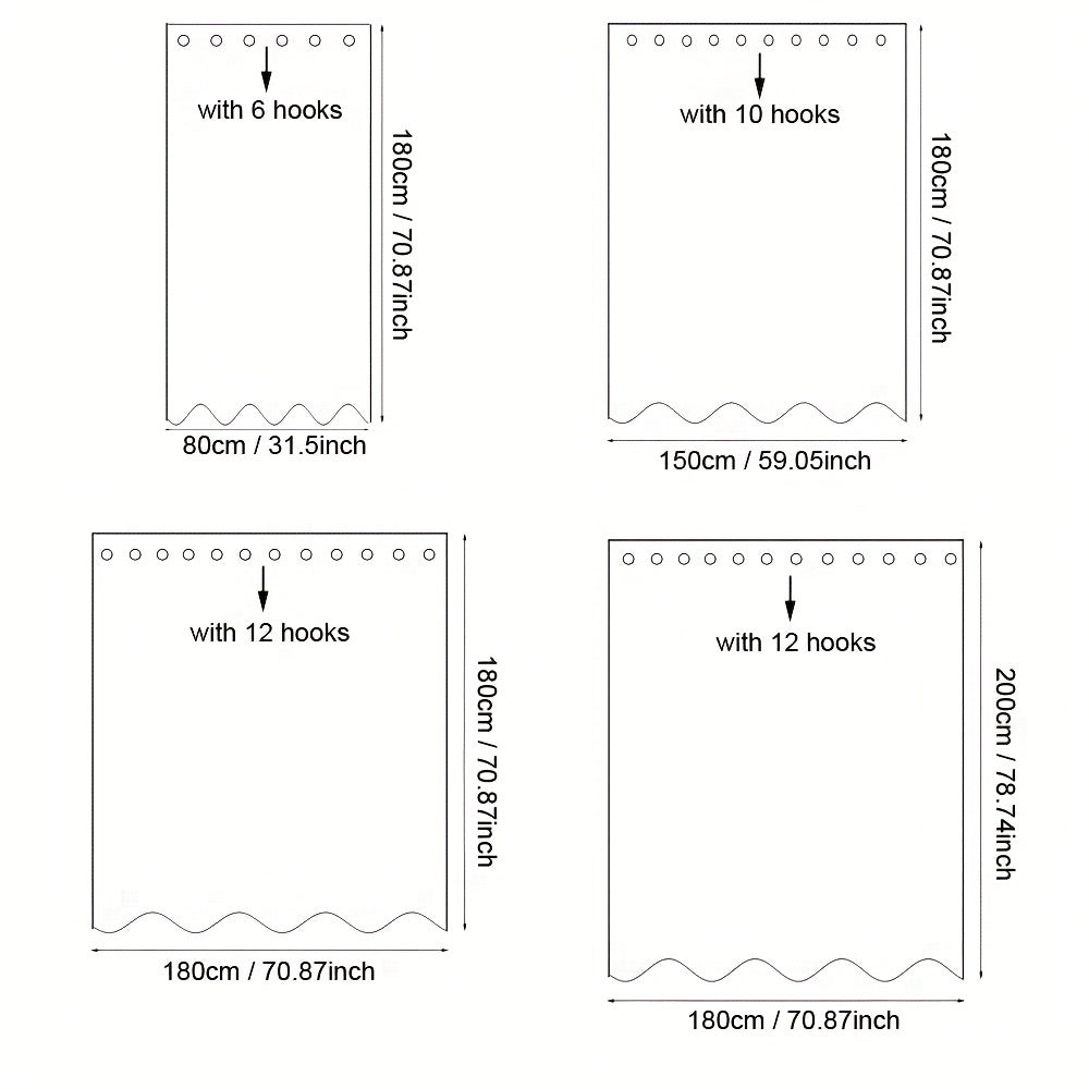 Suv o'tkazmaydigan tosh geometrik dush pardasi, hammom dekoratsiyasi uchun tutqichlar bilan.